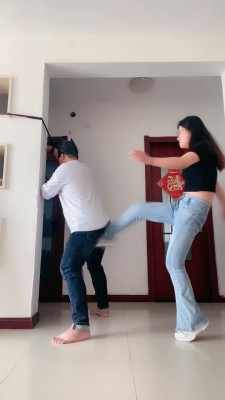 【玖幽】牛仔裤踢裆钻胯SP bf13908