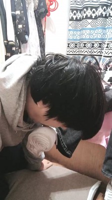 【奶味小仙女】近距离调肥宅-运动鞋踩/闻鞋窝/闻舔白棉袜jio bf28285